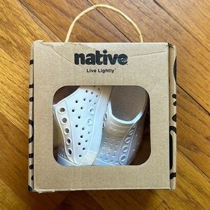 White Native Shoes Toddler